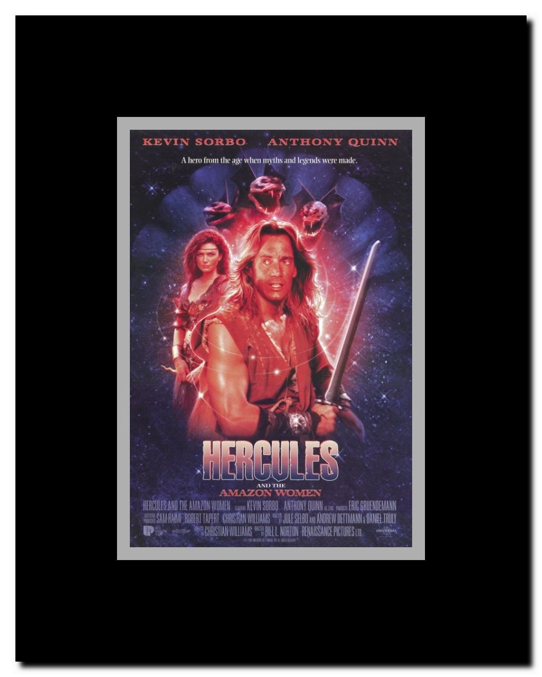 Hercules and the Amazon Women Framed Movie Poster