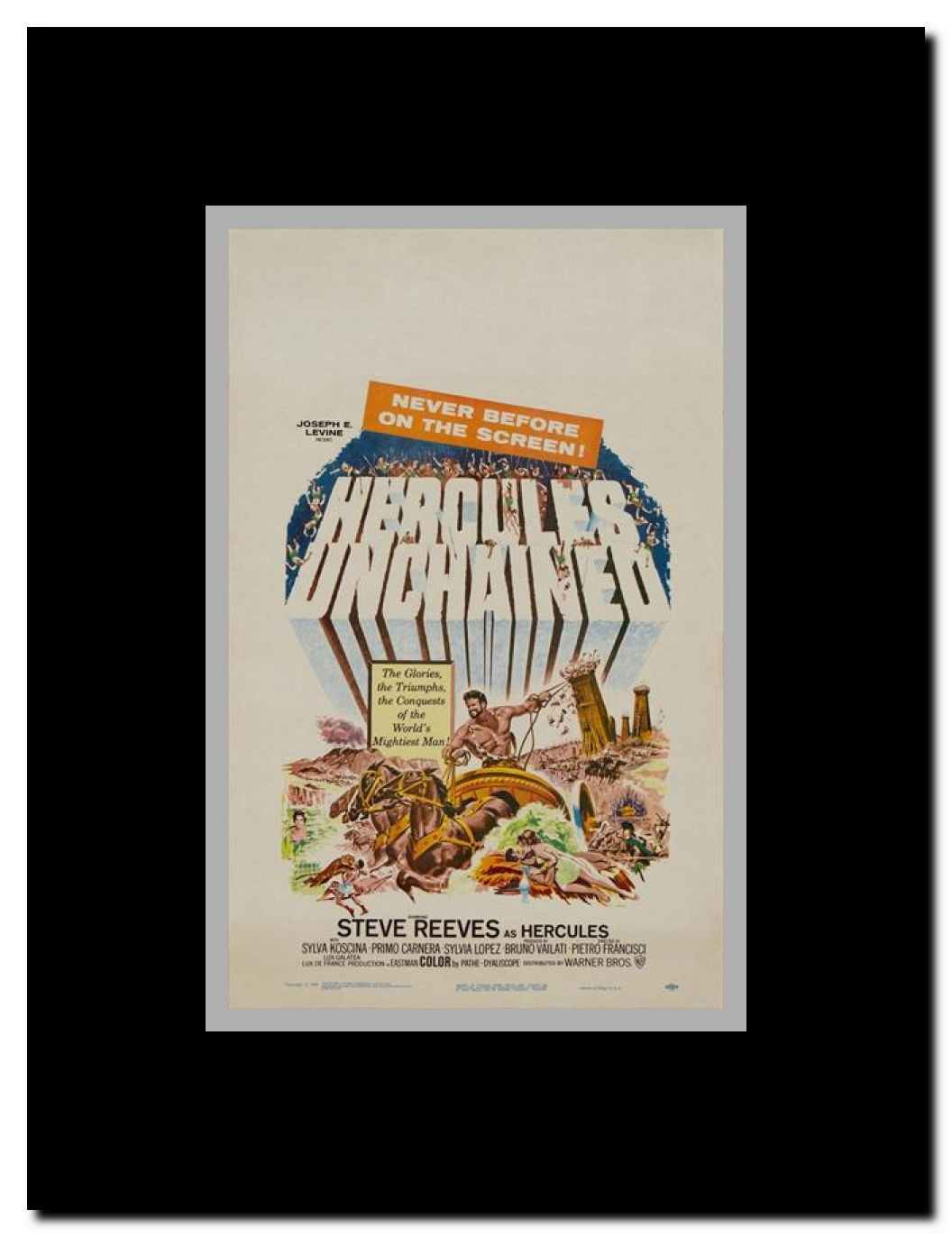 Hercules and the Queen of Lydia Framed Movie Poster