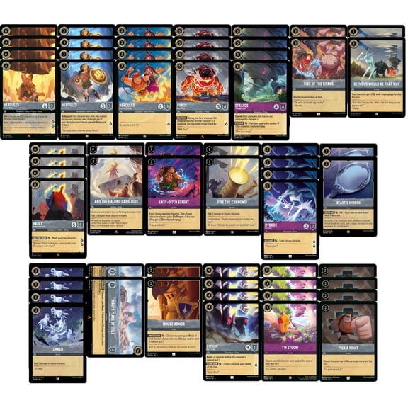 Hercules and the Titans - Disney Lorcana Deck - Custom Built - 60 Card!!!