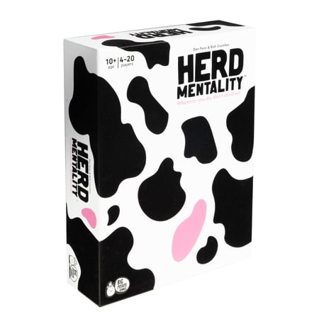 Big Potato Games Herd Mentality Family Party Board Game, 200 Questions, Ages 10+, 4 to 20 Players