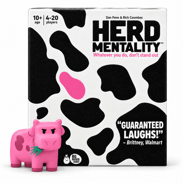 Big Potato Games Herd Mentality Party Board Game, Family Gifts for Teens