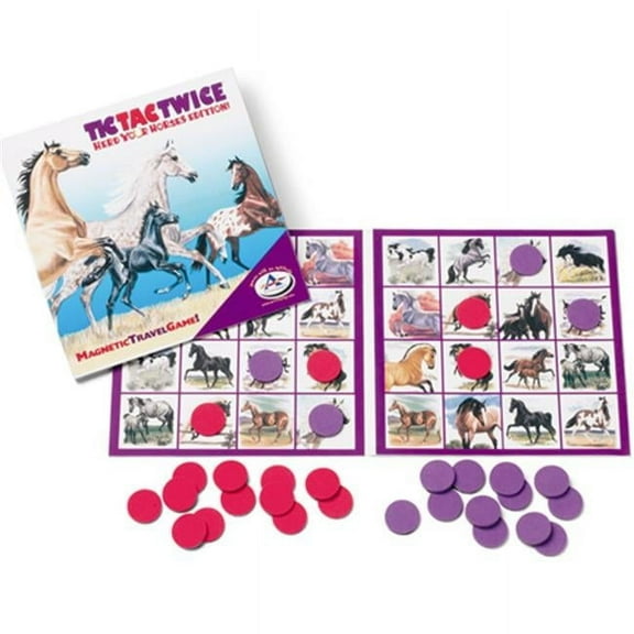 Herd Your Horses Magnetic Tic Tac Twice Game