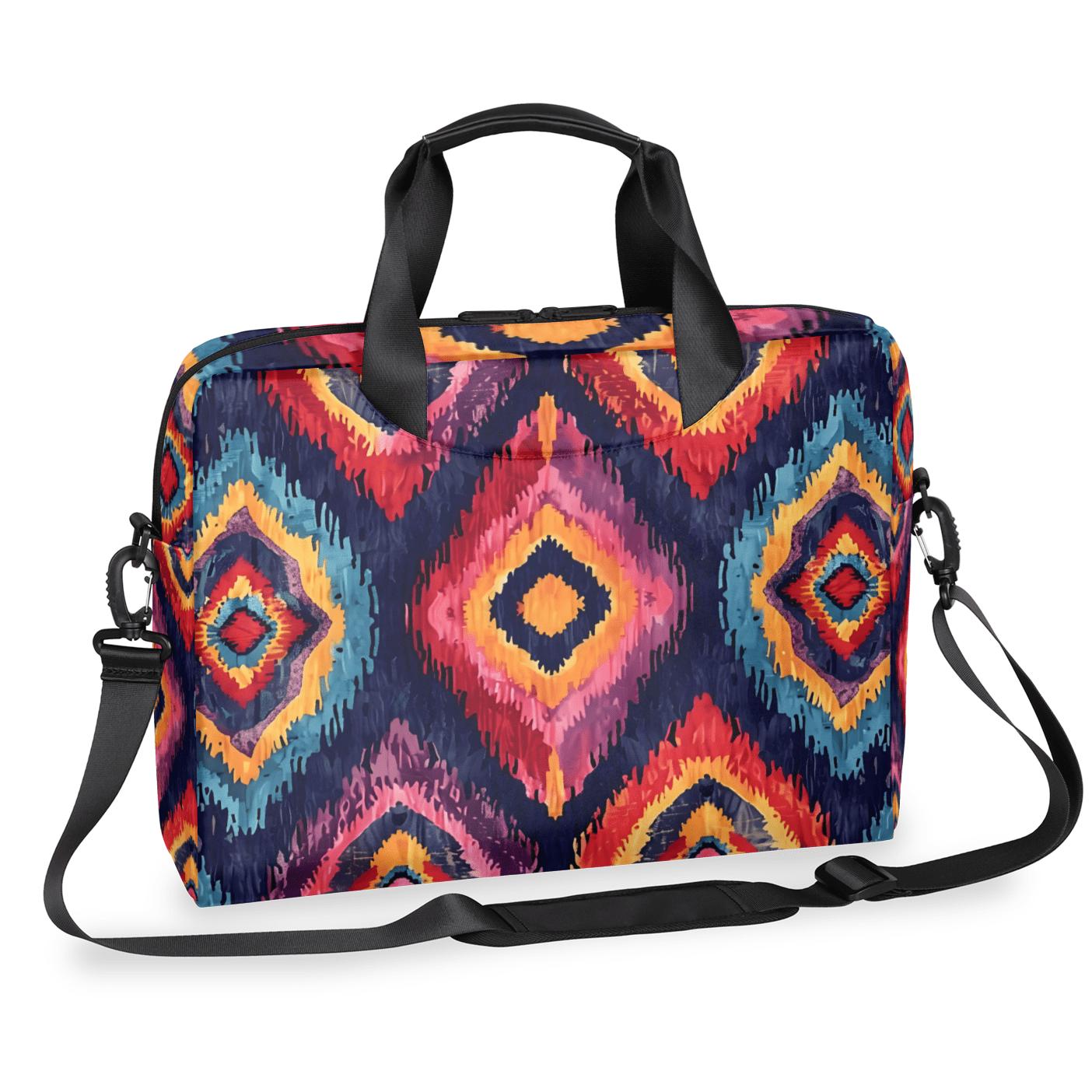Herdesigns Aztec Southwestern Native Laptop Bag for Women Men, Computer Case Briefcase Messenger Bags, 15-15.6 inch Laptop Sleeve Shoulder Bag