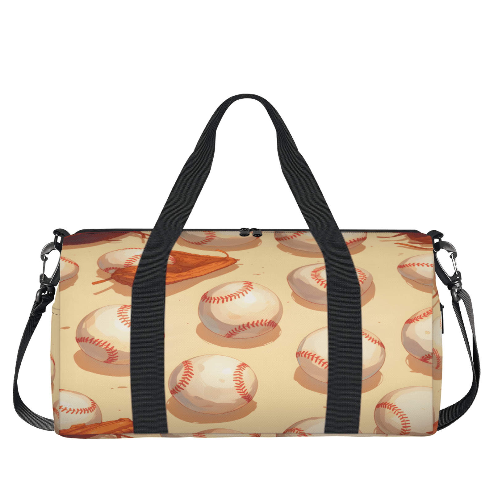 Herdesigns Baseball Gym Bag for Women, Duffle Bag for Travel Sport, Ball Game Lightweight Waterproof Carry on Weekender Dance Yoga Workout Bags