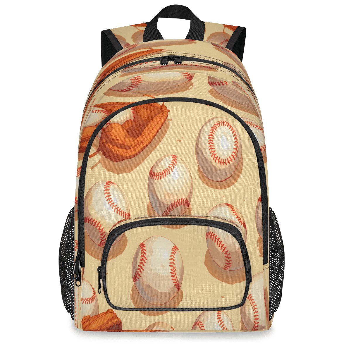Herdesigns Baseball Laptop Backpack for Women Men, 18.3 Inch Ball Game Large Computer Backpacks Fashion Teacher Nurse Bag Casual Daypack for Work Travel