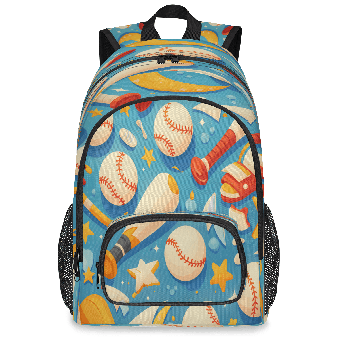 Herdesigns Baseball Theme Laptop Backpack for Women Men, 18.3 Inch Sport Gaming Large Computer Backpacks Fashion Teacher Nurse Bag Casual Daypack for Work Travel