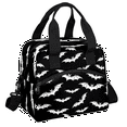 thumbnail image 1 of Herdesigns Bats Insulated Lunch Bag for Women Men Adults Large Reusable Lunch Box Halloween Leakproof Cooler Tote Bags with Adjustable Shoulder Strap, 1 of 7