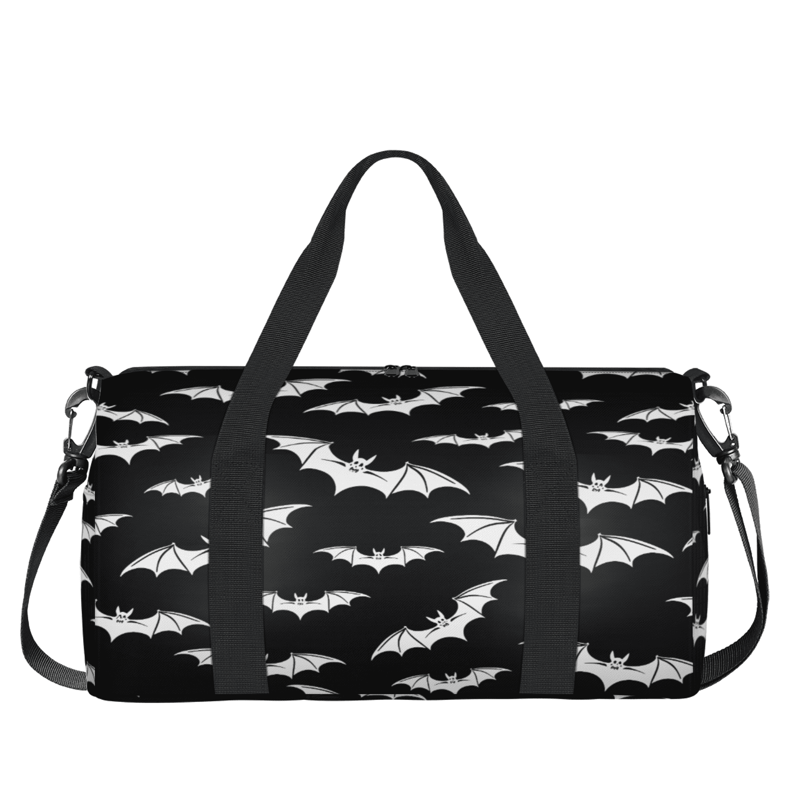 Herdesigns Bats Travel Duffle Bag Sports Yoga Weekender Overnight Carry on Workout Bags Lightweight Waterproof Gym Tote Bag for Women Halloween