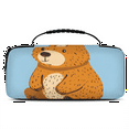 thumbnail image 1 of Herdesigns Bear Carry Case Compatible with Nintendo Switch 2, Protective Travel Switch Carrying Case with 20 Game Card Slots for Switch Console & Accessories,Cute, 1 of 8
