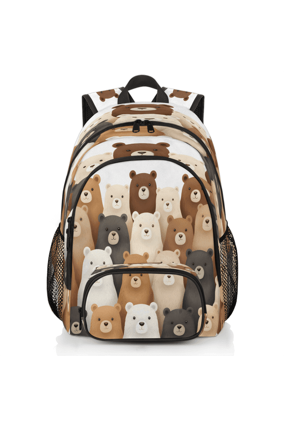 Bear Cute Laptop Backpack for Women Men, 18.3 Inch Large Computer Backpacks Fashion Teacher Nurse Bag Casual Daypack for Work Travel