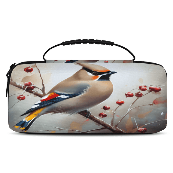 Herdesigns Birds Carry Case Compatible with Nintendo Switch 2, with 20 Game Card Slots, Vintage Portable Travel Carrying Case Pouch for Accessories & Games