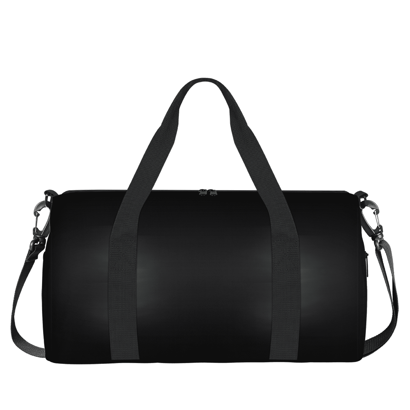 Herdesigns Black Travel Duffle Bag Sports Yoga Weekender Overnight Carry on Workout Bags Lightweight Waterproof Gym Tote Bag for Women