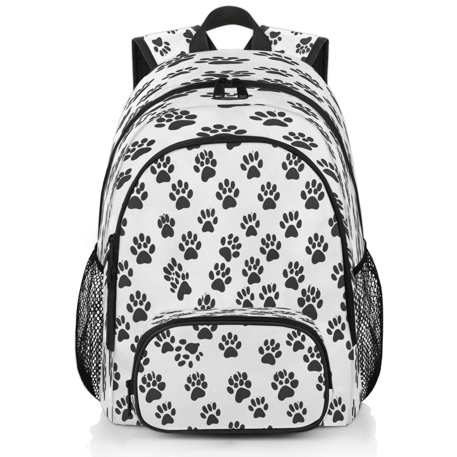 Fashion Black and White Patterned Backpack Claire main image 2