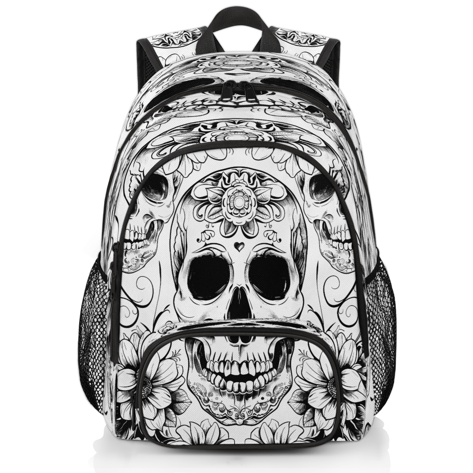 black white men designer laptop backpack Premium Leather 15.6inch for Designer Backpack For Men Large