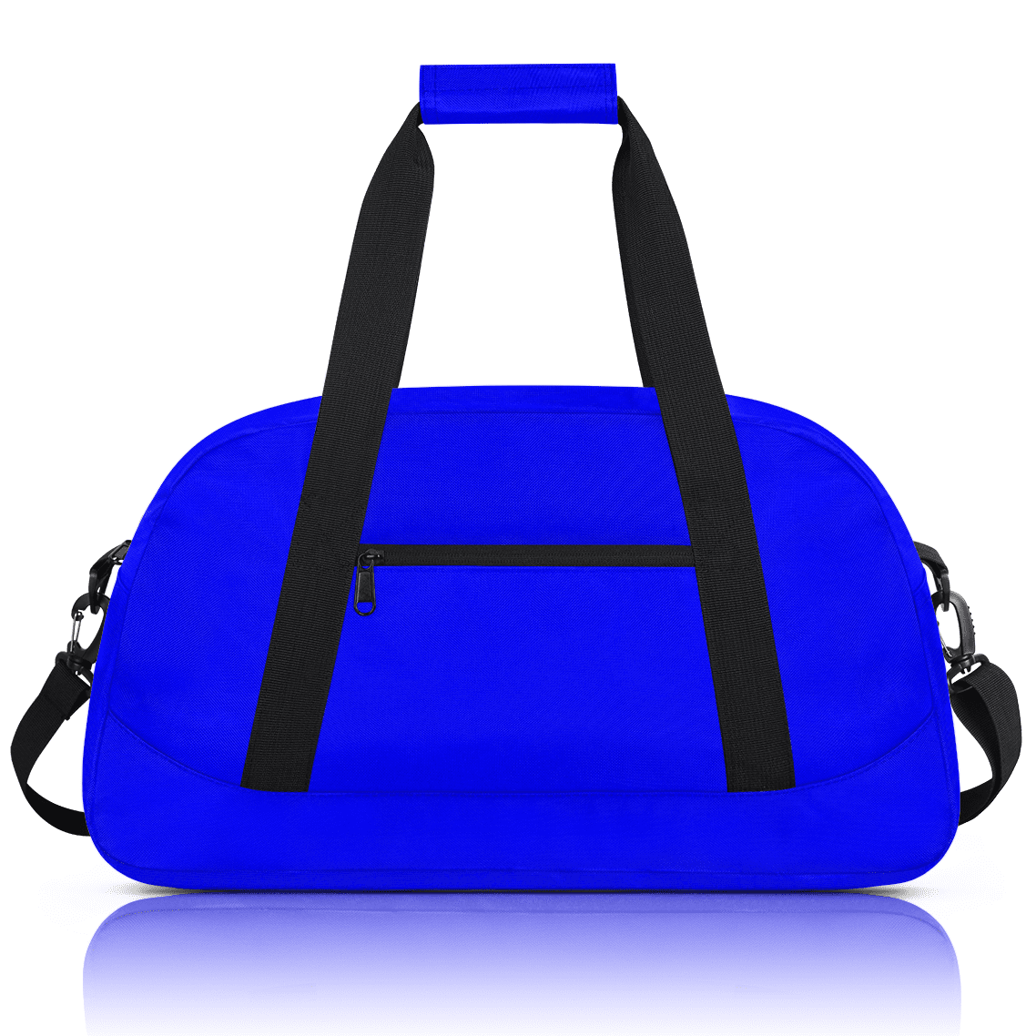 Herdesigns Blue Sports Duffle Bag for Women & Men, Gym Bag Dance Bag Overnight Bag Carry On Weekender Travel Bag