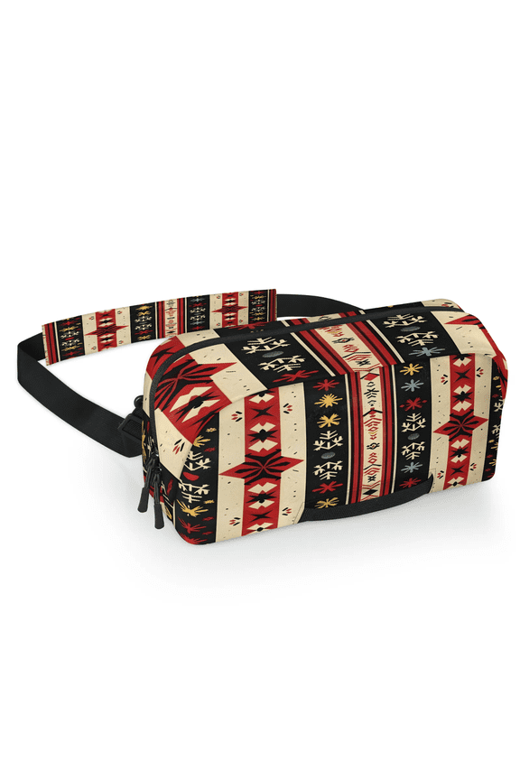Boho Aztec Carrying Case Bag for Gaming Console, Waterproof Travel Crossbody Sling Bag Compatible with Nintendo Switch 2, Adjustable Shoulder Strap Chest Bag,