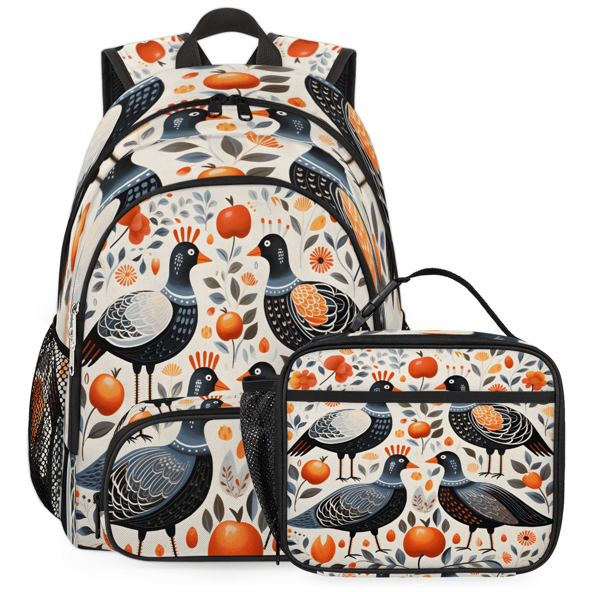 Cute Boho Backpacks Herdesigns Boho Backpack With Lunch Box  display picture 3
