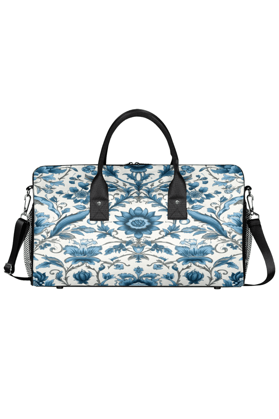 Boho Bohemia Style Gym Bag for Women Men, Travel Duffle Bag Lightweight Waterproof Carry on Weekender Overnight Tote for Dance Cheer Sport, Vintage Country Rustic