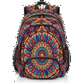 thumbnail image 1 of Herdesigns Boho Mandala Flowers Bohemian Laptop Backpack for Women Men, 18.3 Inch Large Computer Backpacks Fashion Teacher Nurse Bag Casual Daypack for Work Travel, 1 of 8