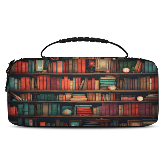 Herdesigns Bookshelf Carrying Case for Nintendo Switch 2 with 20 Game Card Slots, Portable Travel Carry Case for Accessories and Console