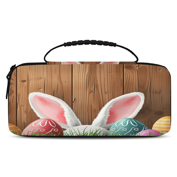 Herdesigns Bunny Carry Case Compatible for Nintendo Switch OLED Model 2021/Switch 2017, Protective Travel Switch Carrying Case with 20 Game Card Slots for Switch Console & Accessories