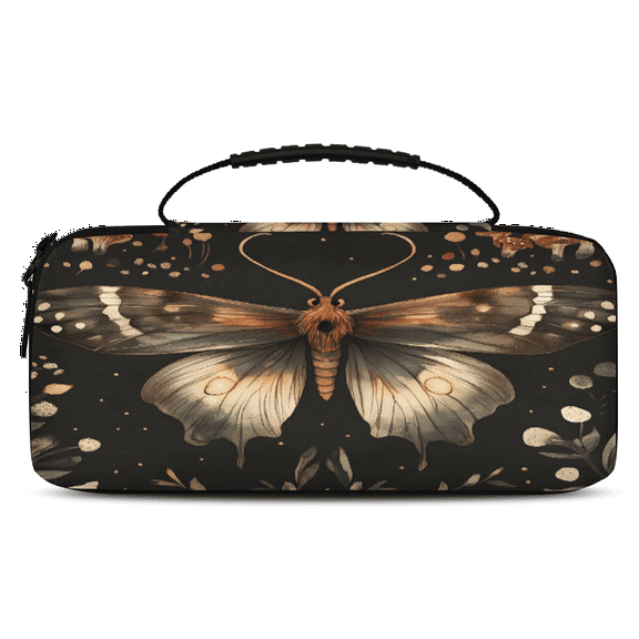 Herdesigns Butterflies Carry Case Compatible with Nintendo Switch 2, Protective Travel Switch Carrying Case with 20 Game Card Slots for Switch Console & Accessories,Animal
