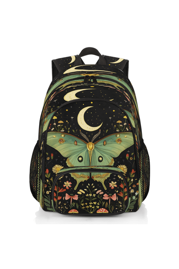 Butterfly Laptop Backpack 18.3 Inch Travel Backpack for Women Men, Floral Work Computer Backpacks Large Teacher Nurse Bag Casual Daypack