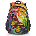 thumbnail image 1 of Herdesigns Butterfly Laptop Backpack for Women Men, Work Computer Backpacks, 18.3 Inch Large Computer Nurse Teacher Bags Travel Casual Daypack, 1 of 8