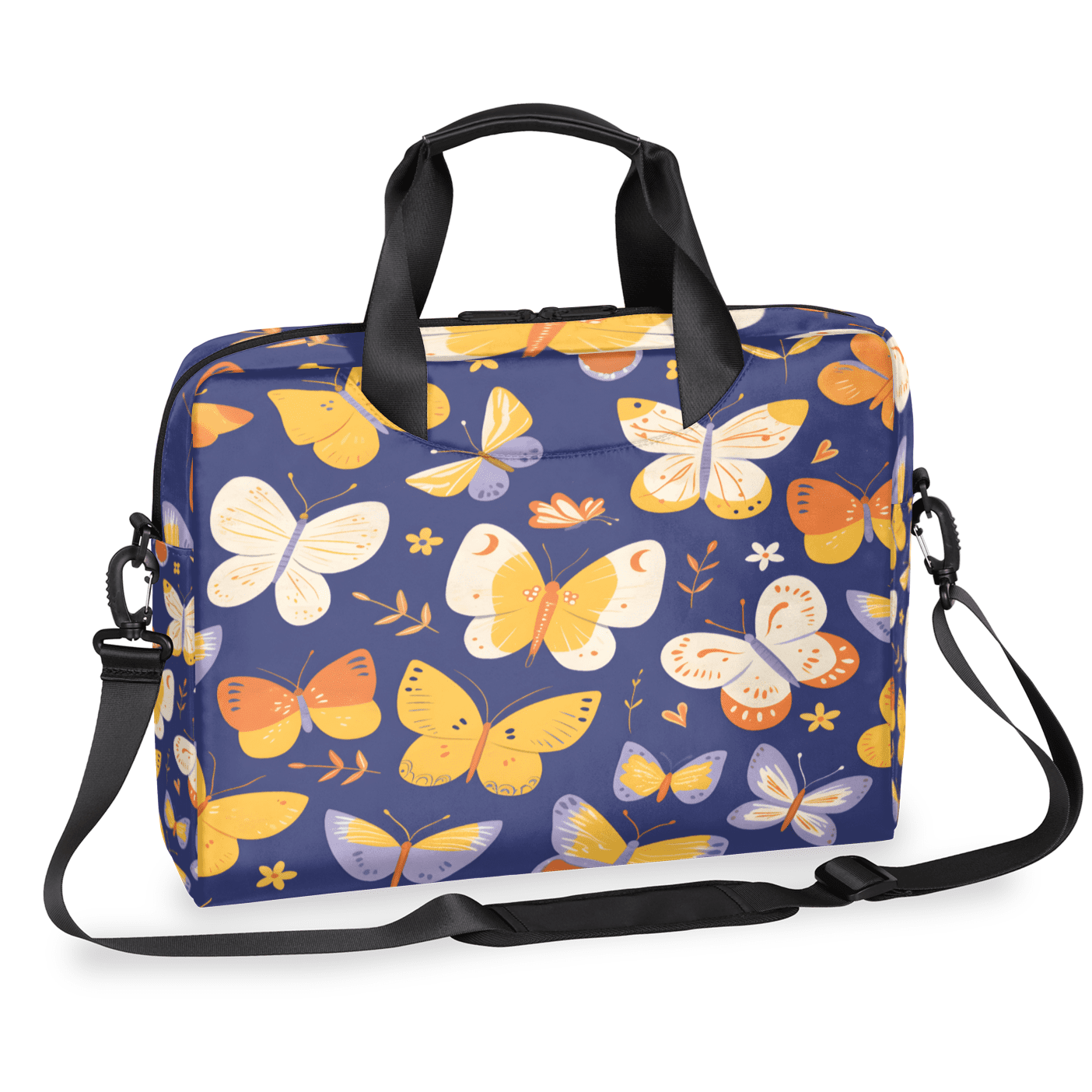 Herdesigns Butterfly Laptop Bag for Women Men, Computer Case Briefcase ...