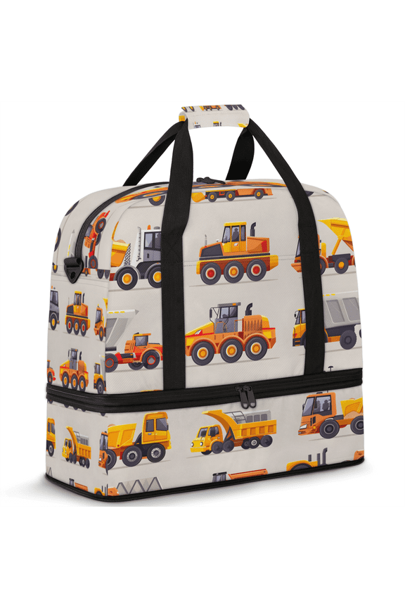 Car Foldable Travel Duffle Bag for Women and Men Lightweight Carry On Overnight Bag Truck Gym Luggage Weekender Bags with Shoe Compartment