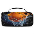 thumbnail image 1 of Herdesigns Carry Case Compatible for Nintendo Switch 2, Protective Travel Switch Carrying Case with 20 Game Card Slots for Switch Console & Accessories,Basketball, 1 of 8