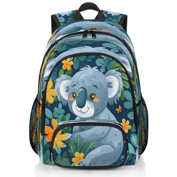 Herdesigns Cartoon Koala Laptop Backpack for Women Men, 18.3 Inch Large Computer Backpacks Fashion Teacher Nurse Bag Casual Daypack for Work Travel