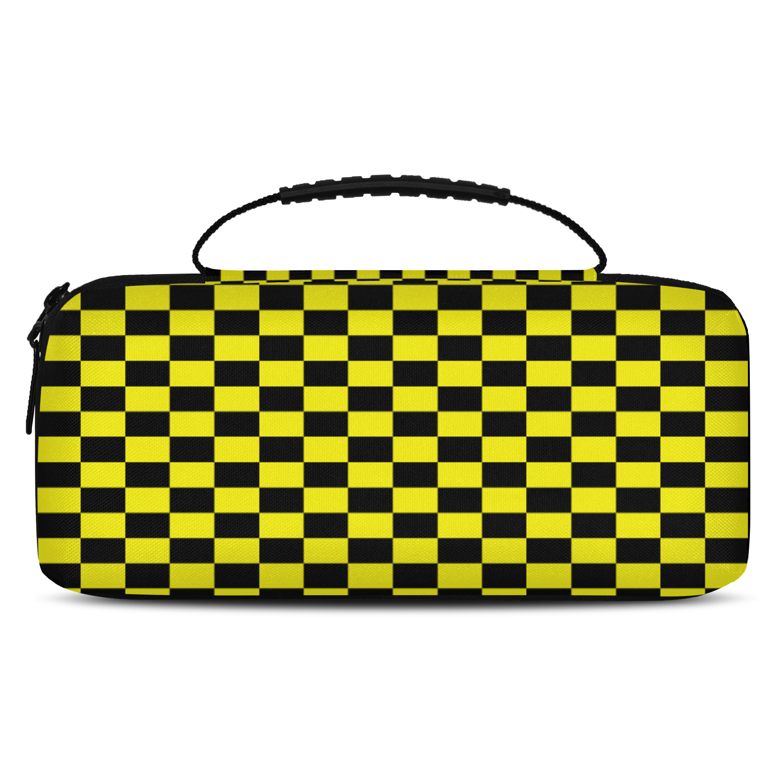 Herdesigns Checkerboard Yellow Carry Case Compatible for Nintendo ...