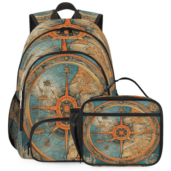 Herdesigns Baseball Backpack with Lunch Box Vintage Sports Theme ...