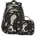 thumbnail image 1 of Herdesigns Cow Butterflies Large Backpack Set with Lunch Box Lightweight Water Resistant Travel Laptop Backpacks Casual Daypacks for Women Men, 1 of 8