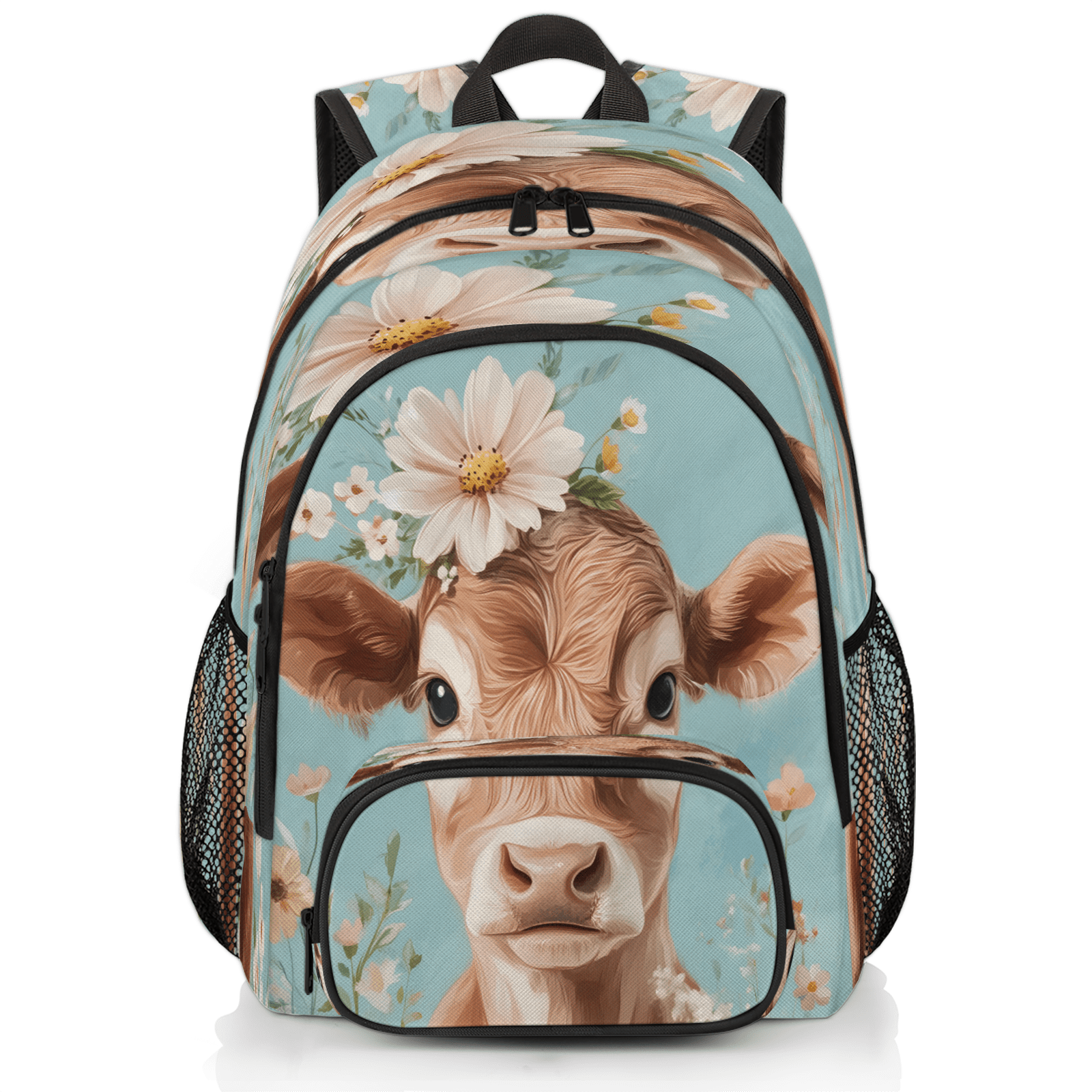 Herdesigns Cow Laptop Backpack 18.3 Inch Travel Backpack for Women Men ...
