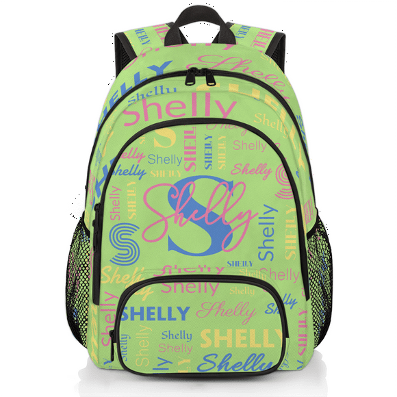 Herdesigns Custom Name Laptop Backpack for Women Men, 18.3 Inch Large Computer Backpacks Fashion Teacher Nurse Bag Casual Daypack for Work Travel