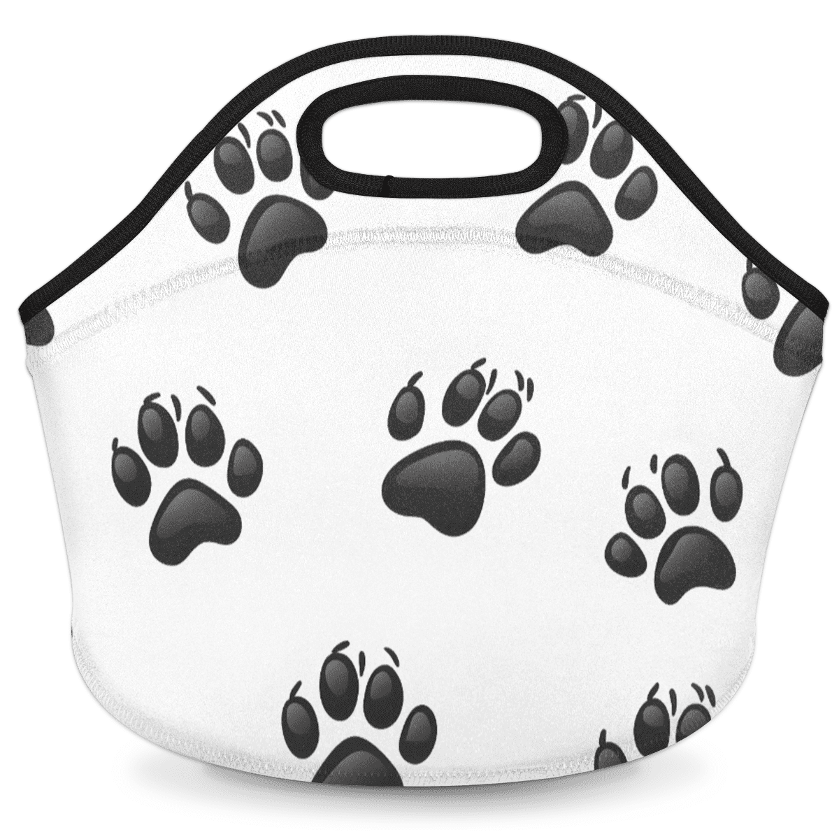 Herdesigns Cute Animal Dog Paw Neoprene Lunch Bag, Dog Paws Insulated ...