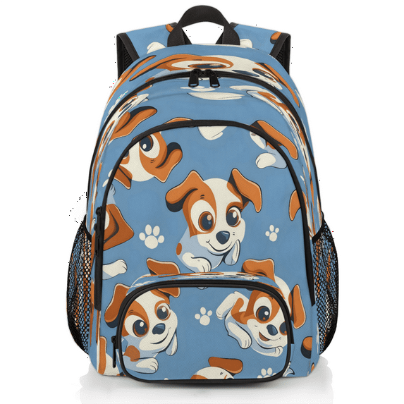 Herdesigns Cute Dog Puppy Laptop Backpack for Women Men, 18.3 Inch Large Computer Backpacks Fashion Teacher Nurse Bag Casual Daypack for Work Travel