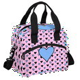 thumbnail image 1 of Herdesigns Cute Heart Insulated Lunch Bag for Women Men Adults Large Reusable Lunch Box Lovely Heart Leakproof Cooler Tote Bags with Adjustable Shoulder Strap, 1 of 7