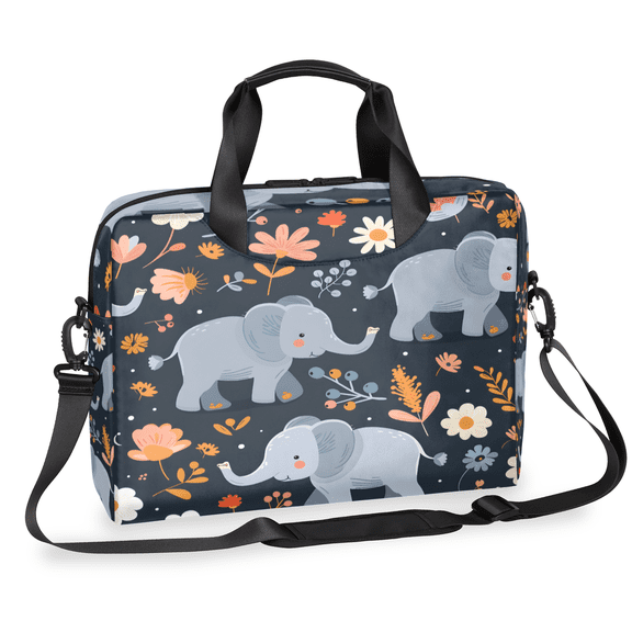 Herdesigns Cute Laptop Bag for Women Men, Computer Case Briefcase Messenger Bags, 15-15.6 inch Laptop Sleeve Shoulder Bag