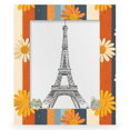 thumbnail image 1 of Herdesigns Daisy Floral Flowers 8x10 Picture Frame, Boho Wood Photo Frame for Wall & Tabletop, Vertical & Horizontal Display Home Decor, 1 of 8