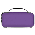 thumbnail image 1 of Herdesigns Dark Purple Carry Case Compatible for Nintendo Switch OLED Model 2021/Switch 2017, Protective Travel Switch Carrying Case with 20 Game Card Slots for Switch Console & Accessories, 1 of 8