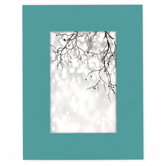 Herdesigns Darkcyan 4x6 Picture Frame Wood Photo Frame Table Display or Wall Hanging Decoration for Vertical or Horizontal Display