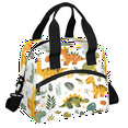 thumbnail image 1 of Herdesigns Dinosaur Insulated Lunch Bag for Women Men Adults Large Reusable Lunch Box Cute Dino Leakproof Cooler Tote Bags with Adjustable Shoulder Strap, 1 of 6