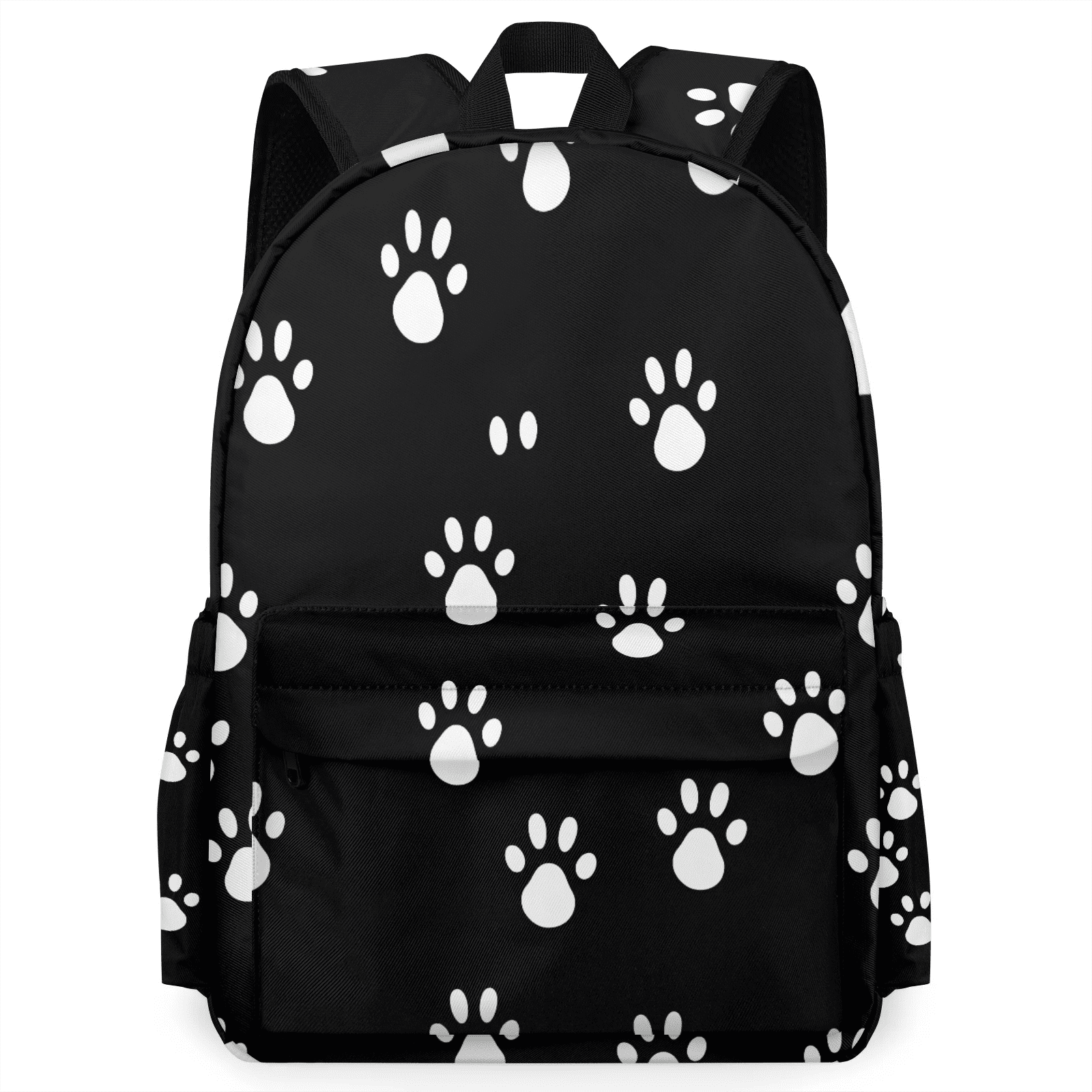 Herdesigns Dog Paws Print Backpack for Men Women, Lightweight Laptop Backpack 16.3 Inch Paws Print Casual Daypack for Travel Work Commuter