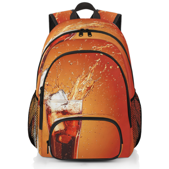 Herdesigns Drinks Laptop Backpack for Women Men, 18.3 Inch Work Computer Backpacks Glasses Large Nurse Bag Waterproof Casual Daypack for Travel