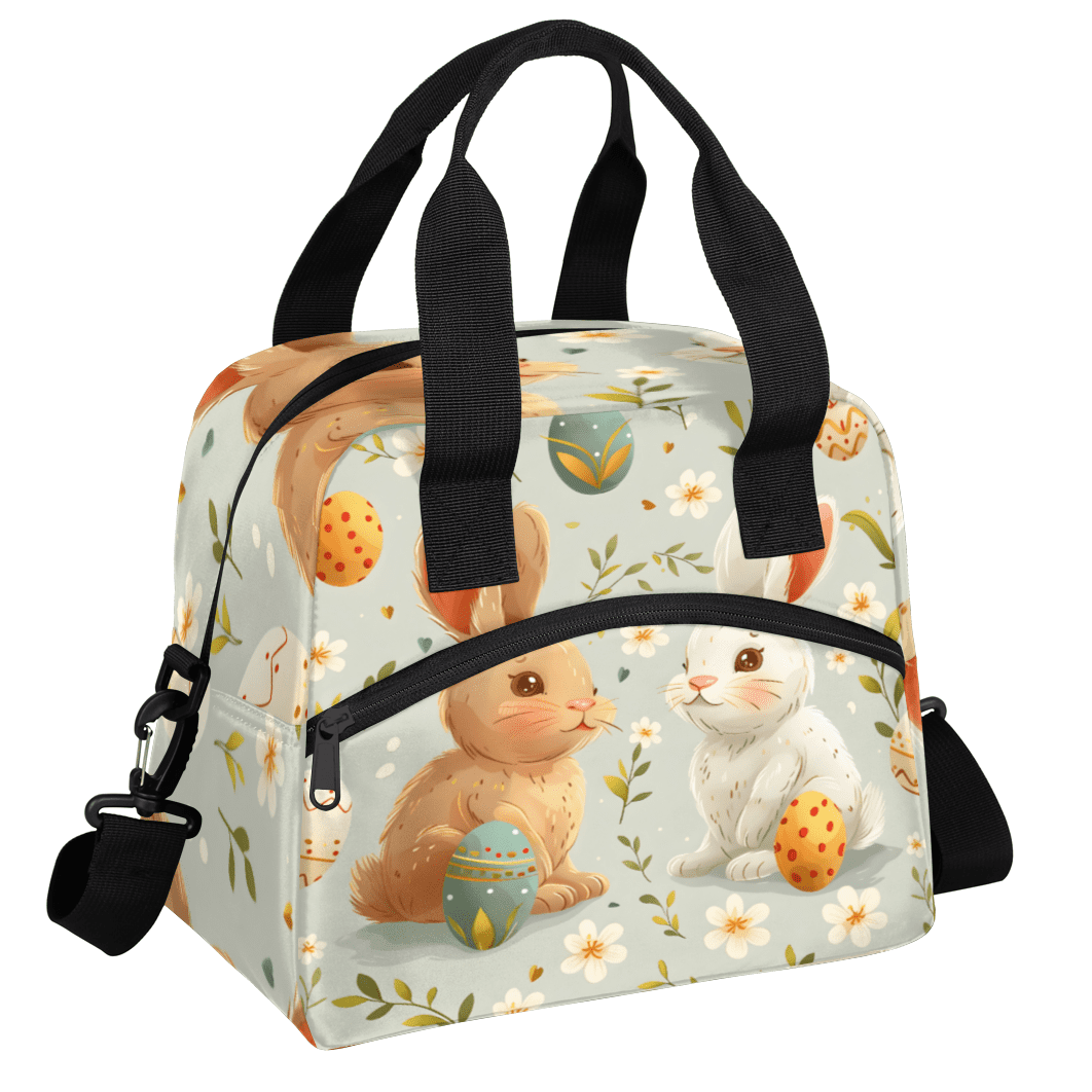 Herdesigns Easter Bunny Insulated Lunch Bag for Women Men Adults Large ...