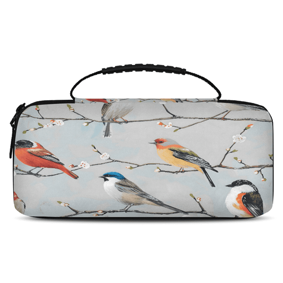 Herdesigns Farmhouse Bird Carrying Case for Nintendo Switch 2 with 20 Game Card Slots, Portable Travel Carry Case for Accessories and Console