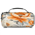 thumbnail image 1 of Herdesigns Floral Carry Case Compatible with Nintendo Switch 2, with 20 Game Card Slots, Orange White Flowers Portable Travel Carrying Case Pouch for Accessories & Games, 1 of 3